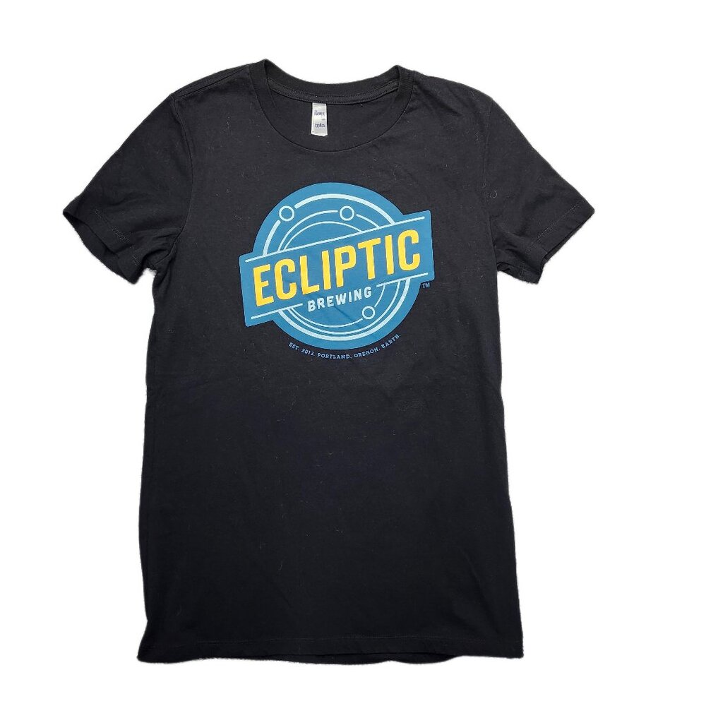 Ecliptic Brewing Company Portland Oregon Black T-Shirt
